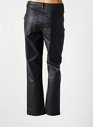 Pantalon droit stretch taille haute noir B.YOUNG femme