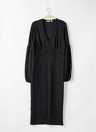 Robe longue manches longues manches longues noir B.YOUNG femme