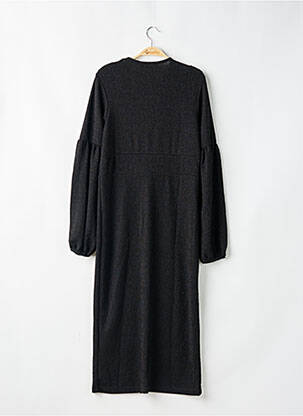 Robe longue manches longues manches longues noir B.YOUNG femme