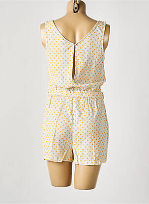 Combishort tissage crêpe sans manche jaune VERO MODA femme