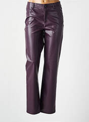 Pantalon droit violet B.YOUNG pour femme seconde vue