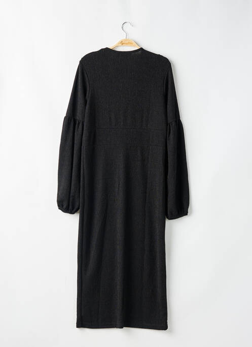 Robe longue manches longues manches longues noir B.YOUNG femme