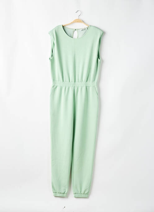 Combi-pantalon fermeture boutonnée au dos manches courtes vert B.YOUNG femme