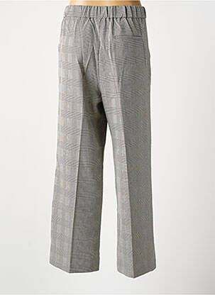 Pantalon large poches taille haute gris GRACE & MILA femme
