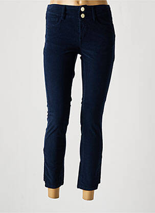 Pantalon 7/8 stretch taille normale bleu LOLA ESPELETA femme