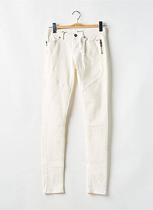 Jeans coupe slim taille basse taille basse blanc VERO MODA femme