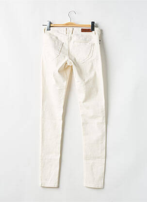 Jeans coupe slim stretch taille basse blanc VERO MODA femme