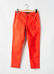 Pantalon 7/8 stretch taille normale rouge VERO MODA femme