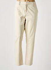 Pantalon chino beige VERO MODA pour femme seconde vue