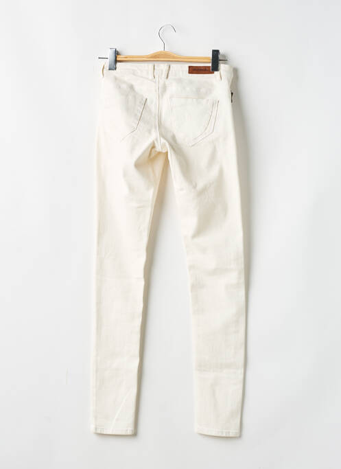 Jeans coupe slim blanc VERO MODA pour femme