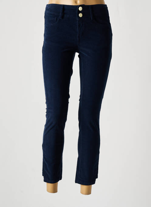 Pantalon 7/8 bleu LOLA ESPELETA pour femme