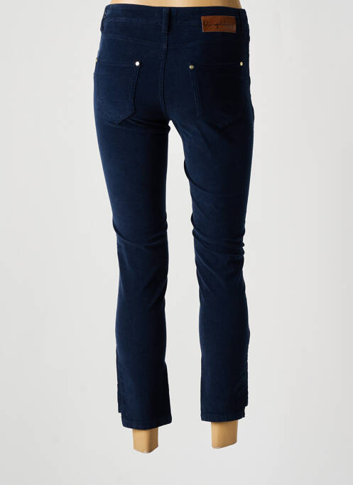Pantalon 7/8 bleu LOLA ESPELETA pour femme