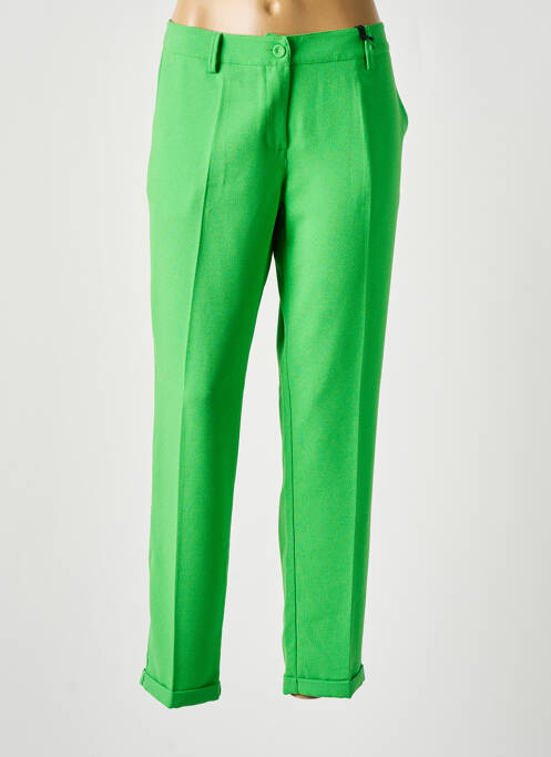 Pantalon droit vert PAKO LITTO pour femme