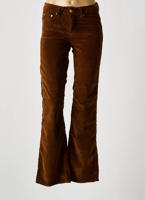 Pantalon flare marron LOLA ESPELETA pour femme