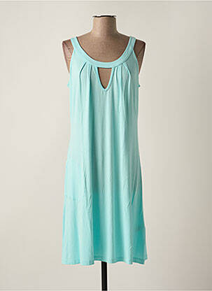 Robe de plage sans manche bleu HAJO femme