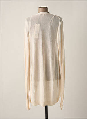 Gilet manches longues stretch beige MORGAN femme