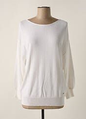 Pull blanc YES.ZEE pour femme seconde vue