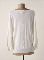 Pull blanc YES.ZEE pour femme seconde vue