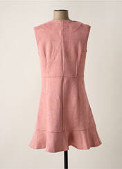 Robe courte rose QUATRE VINGT JOURS pour femme seconde vue