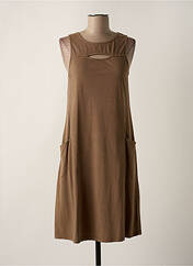 Robe mi-longue marron AGATHE & LOUISE pour femme seconde vue