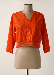 Veste casual orange AGATHE & LOUISE pour femme seconde vue