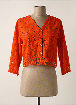 Veste casual orange AGATHE & LOUISE pour femme