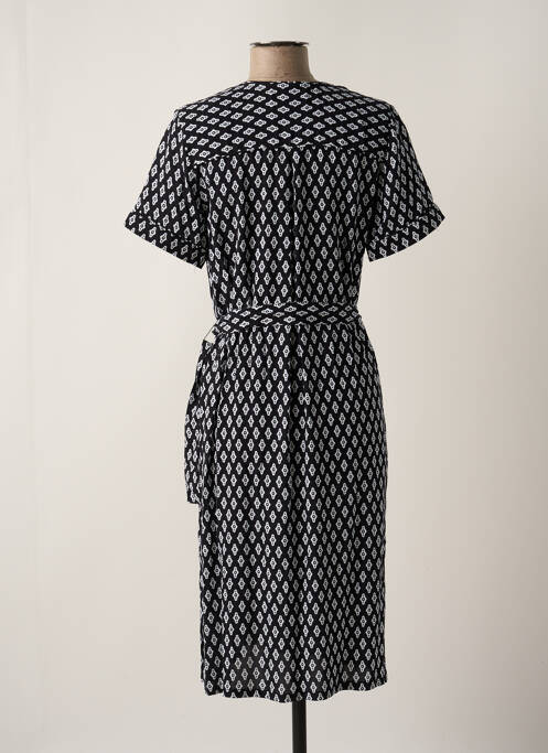 Robe mi-longue manches courtes manches courtes noir CONCEPT K femme