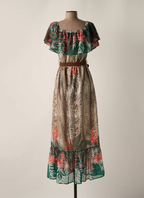 Robe longue beige GREGORY PAT pour femme