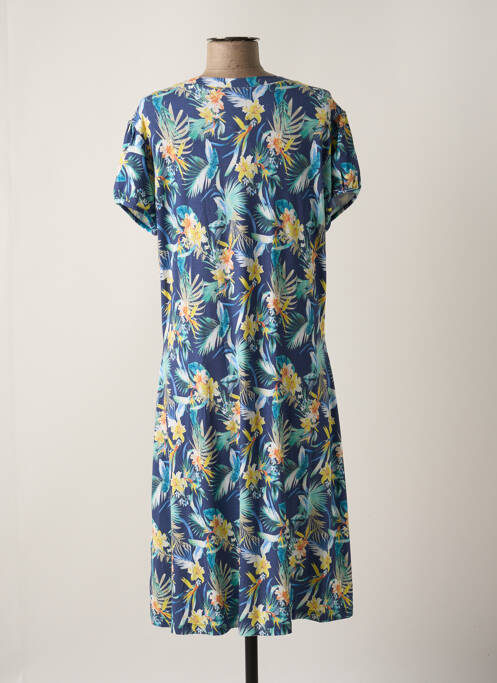 Robe mi-longue bleu HAJO pour femme