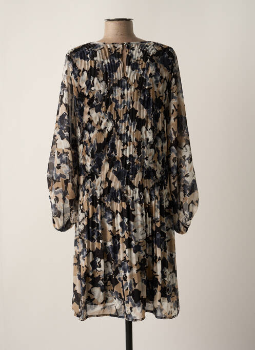 Robe mi-longue noir ICHI pour femme