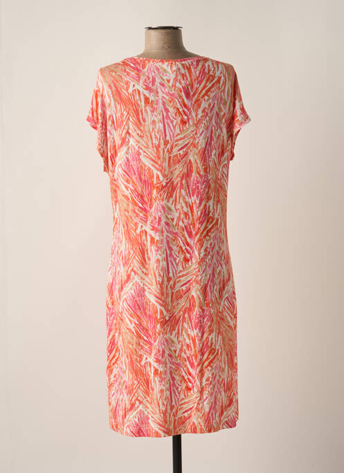 Robe mi-longue orange HAJO pour femme