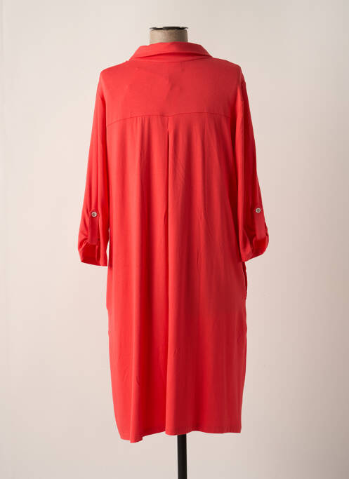 Robe mi-longue rouge EGATEX pour femme