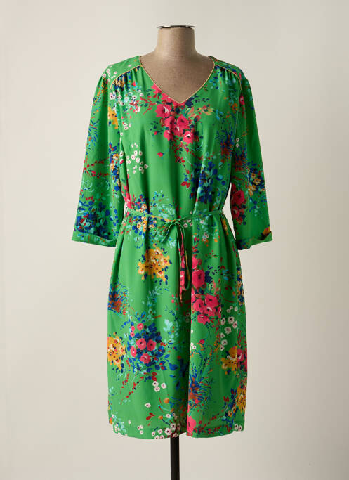 Robe mi-longue vert GRIFFON pour femme