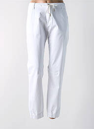 Pantalon chino tissage popeline taille normale blanc YES.ZEE femme