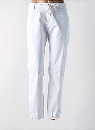 Pantalon chino tissage popeline taille normale blanc YES.ZEE femme