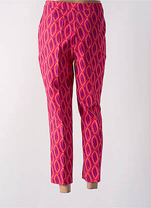 Pantalon 7/8 taille haute taille haute rose YES.ZEE femme