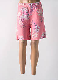 Bermuda taille élastique taille normale rose HAJO femme