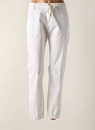 Pantalon chino blanc YES.ZEE pour femme