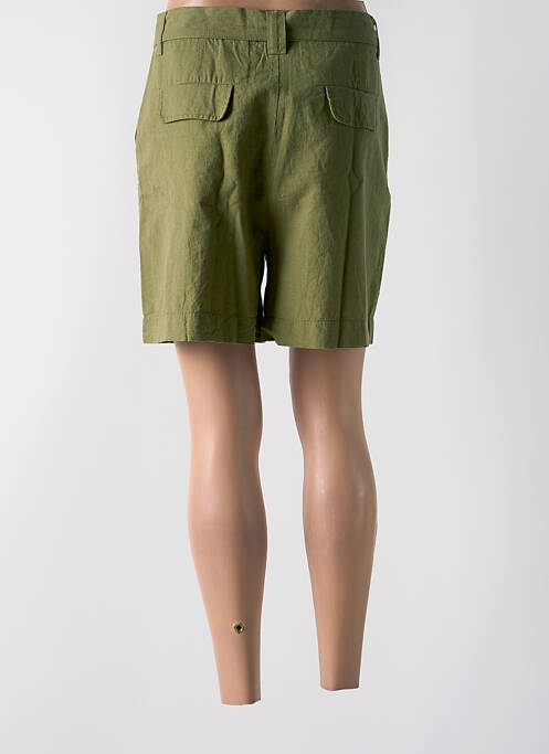 Bermuda taille haute taille haute vert YES.ZEE femme
