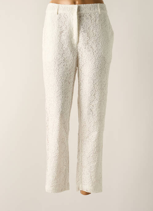 Pantalon 7/8 blanc MORGAN pour femme