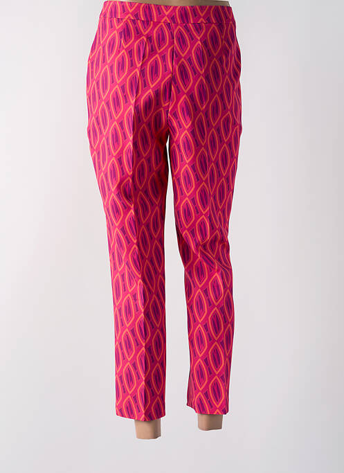 Pantalon 7/8 rose YES.ZEE pour femme