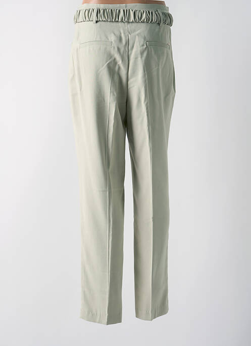 Pantalon droit vert MORGAN pour femme
