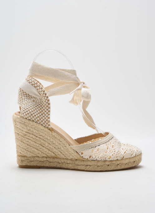 Espadrilles beige SAN MARINA pour femme