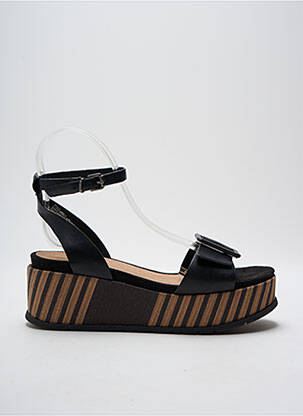Sandales/nu pieds matière lisse talon de 4 à 6cm noir MARCO TOZZI femme