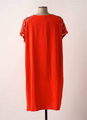 Robe mi-longue rouge CHRISTY pour femme seconde vue