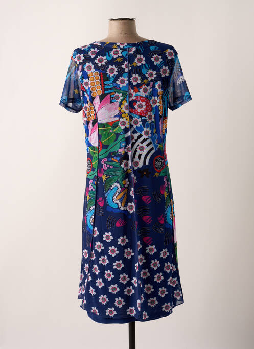 Robe mi-longue bleu KALISSON femme