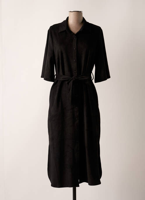 Robe mi-longue noir YEST pour femme