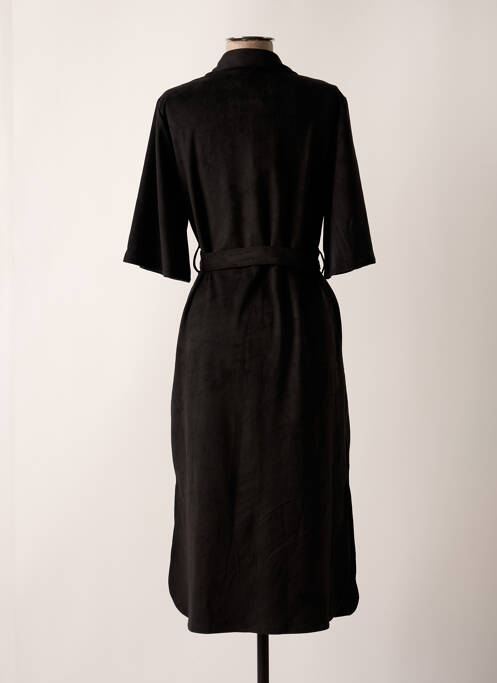 Robe mi-longue noir YEST pour femme
