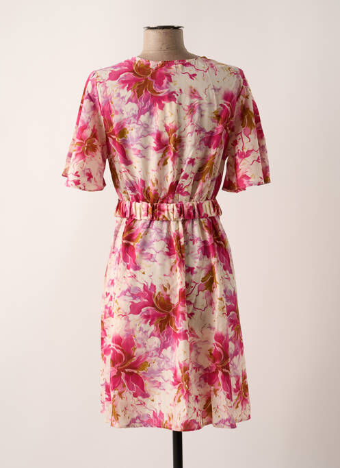 Robe mi-longue rose BY ONE pour femme