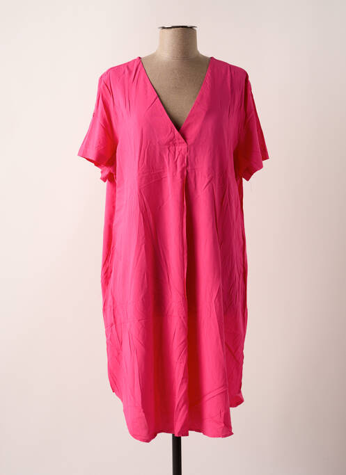 Robe mi-longue rose CHRISTY pour femme